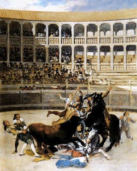 Francisco de goya y Lucientes Picador Caught by the Bull